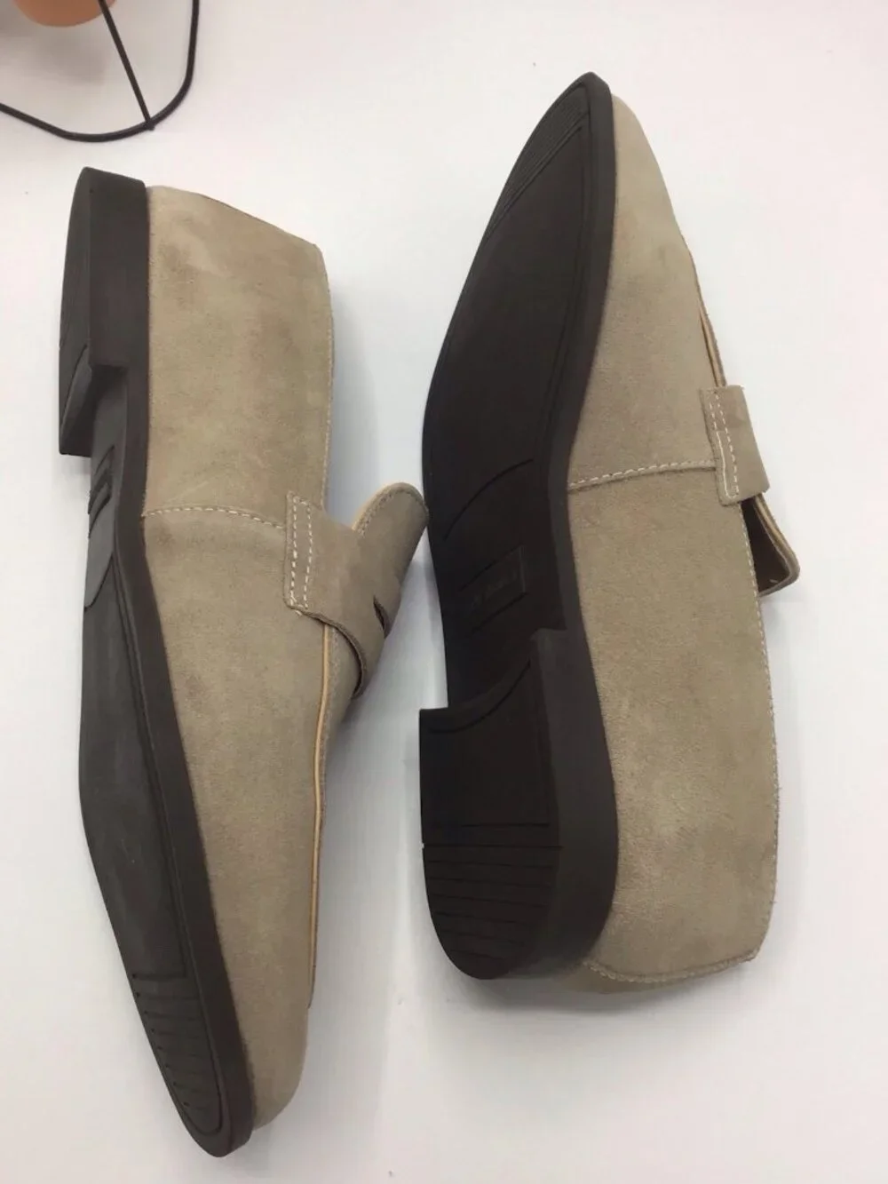 Steve Madden Men's Traviss Crush Back Penny Loafers, Desert, Size 10.5 D